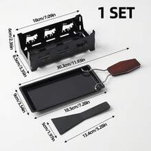 Cheese Melting Grill Set With Spatula, For Home Dining, Indoor Cooking, Backyard BBQ, Picnic, Garden Party & Small Outdoor Gathering - View 13
