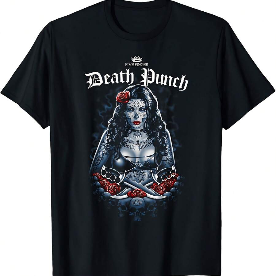 5FDP DAMA De Los Muertas T-Shirt - Black - View 1