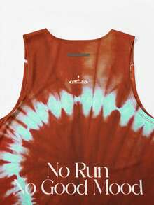 Camiseta sin mangas deportiva de cuello redondo con estampado de letras degradadas para hombre Zenbolt - Multicolor - Ver 6