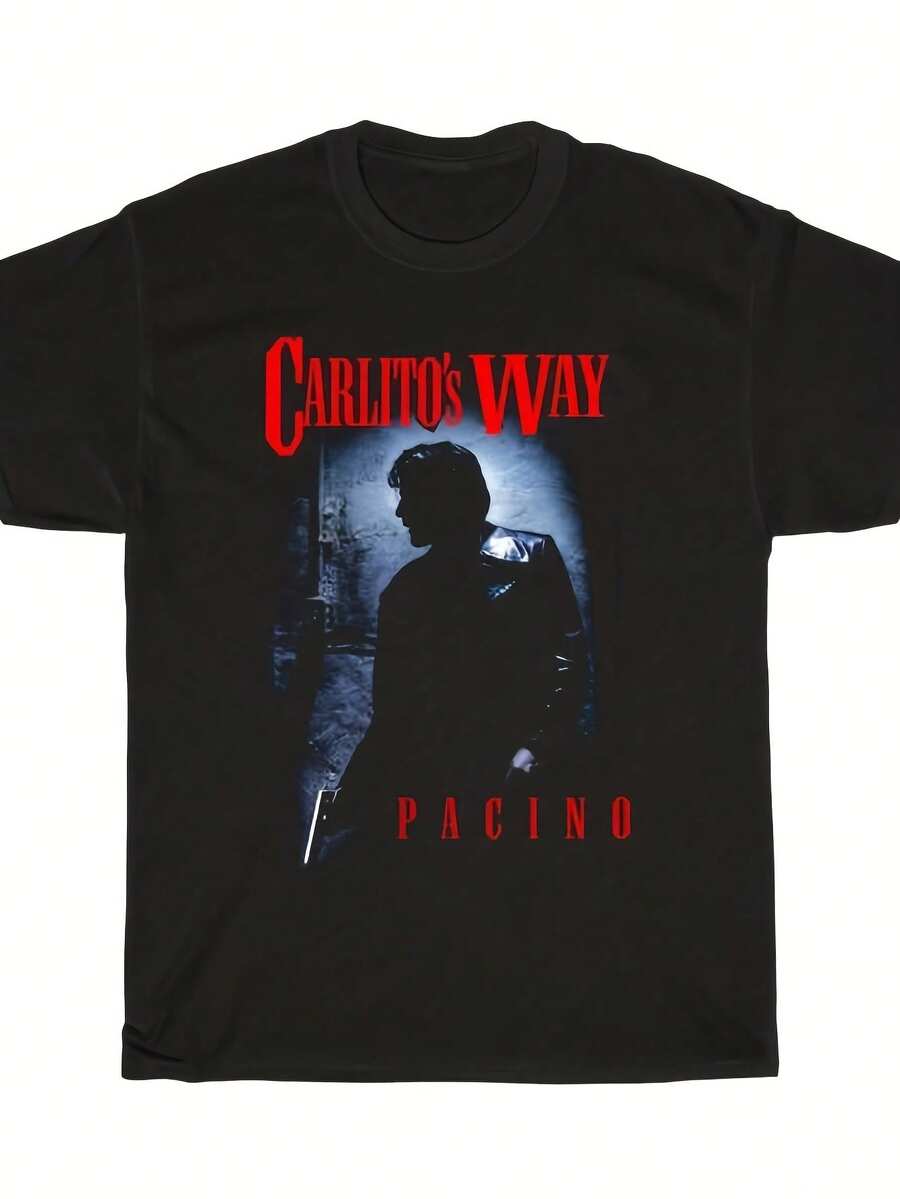 Nuevo Producto: Camiseta para Hombre Carlito's Way Al Pacino - Negra - Tallas S a 5XL - Negro - Ver 1
