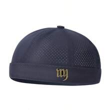 Topi Datar Unisex untuk Pria, Topi Newsboy Serbaguna dengan Bordir Huruf, Gaya Kasual Fesyen Jalanan, Cepat Kering untuk Musim Semi dan Gugur - A - View 9