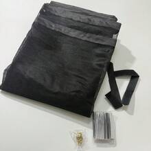 8 New Sizes Magnetic Door Curtain, Auto-Closing Mosquito Net Door Screen, Insect & Fly Proof Partition Curtain, Practical Indoor Summer Tool - Black 1pc - View 6