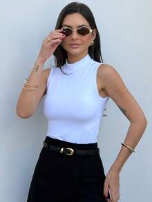 Women Tank Tops & Camis - Blanco - Ver 5