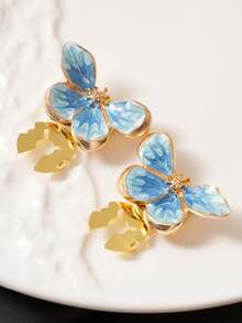 1/2pcs Button Cover Clip For Shirts&Dresses, Cute Butterfly Cufflinks For Men And Women's Clothing Decoration Button Clips, Fashion Accessories, Gifts - A - View 8