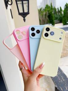 4 buah Casing Ponsel Silikon Lembut Tahan Guncangan Motif Dopamin Lucu Warna Solid, Gaya Minimalis Ins Fresh, Pelindung Smartphone Apple, Kompatibel dengan iPhone 17 Pro Max 16/16 Pro/16 Plus/16 Pro Max/15/15 Plus/15 Pro/15 Pro Max/13/13 Pro/13 Pro Max/12/12 Pro Max/14/14 Plus/14 Pro/14 Pro Max/12/12 Pro Max/11/11 Pro Max, Sempurna untuk Penggunaan Sehari-hari - MultiWarna - View 5