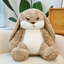1pc Floppy Ear Plush Rabbit Doll: This Super Soft Plush Rabbit Doll Is A Comfortable Children's Pillow And Sleep Companion, Suitable For All Ages. This Rabbit Plush Doll Is Soft And Skin-Friendly, Making It A Perfect Sleep Partner For All Ages. - Multicolor - View 8