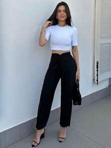 Women Tops - White - View 8