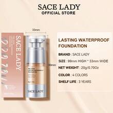 SACE LADY 液態粉底液 霧面無孔感 防水 極致霧面 全遮瑕 長效持妝 臉部彩妝 - 04 - 查看 5