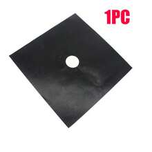 6pcs Reusable Gas Stove Burner Covers - 0.1mm Thick Non-Stick Black Double Layer Lining, Easy To Clean And Stove Cooking. Stove Grate Size: 10.6 Inch X 10.6 Inch - Multicolor - View 13