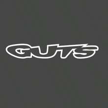 1pc GUTS Minimalist Logo Car Sticker Laptop Sticker Truck Off-Road Vehicle Door Rear Window Personalized Decoration Car Decal Motorcycle Bicycle Sticker Bumper Sticker - A - View 7