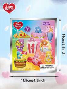 Monogram CARE BEARS Officially Licensed  Random Blind Bag 3D Foam Figure Clip Desktop Ornament Keychain - Multicolor - View 8