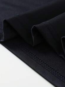 Camiseta de Moda para Hombre con Estampado - Azul marino intenso - Ver 4