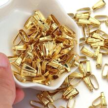 50Pcs Stainless Steel Lobster Clasp Smooth Pattern Embossed Pendant Clip Connector Suitable For DIY Handmade Necklace Jewelry Accessories - H2462 - View 6