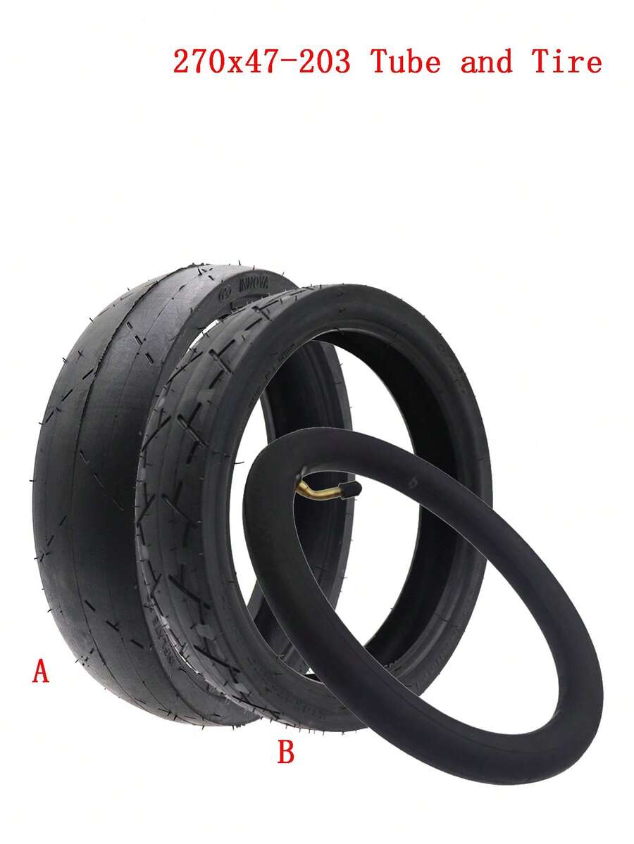 270x47-203 內胎與外胎,適用於三輪車、電動折疊單車、迷你單車 - 270x45-203 - 查看 1