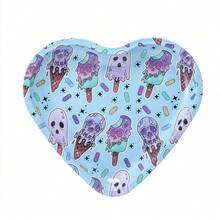 New Tinplate Heart-Shaped Cigarette Tray, Tobacco Handling Tray, Storage Tray, Iron Tray, Cigarette Accessories - 蜘蛛網 - 查看 6