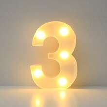 16cm 白色發光 A-Z LED 字母燈,電池供電,臥室裝飾字母夜燈,婚禮裝飾,生日派對裝飾,女孩房/兒童房裝飾字母燈,節日居家酒吧裝飾字母燈,字母燈 - 白色 - 查看 33