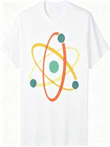 Diseño clásico minimalista con estampado personalizado, ideal para el uso diario, unisex, con tela suave, transpirable y agradable al tacto. - Blanco - Ver 1