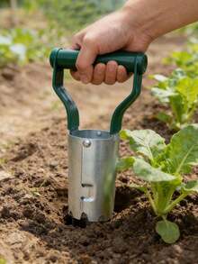 1 Set Of Essential Gardening Tools: Transplanter, Seeder, Hole Puncher, And Handheld Bulb Planter For Planting Vegetables, Flowers, Seeds, And Bulbs - Seeder - View 4