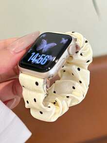 Huastonband 1件編織彈性尼龍透氣舒適運動手錶錶帶，女款，適用於Apple Watch 38/40/41mm、42/44/45/46/49mm，適合 Ultra 3/2/1/SE/S11/S10/S9/S8/S7/S6/S5/S4/S3/S2/S1，適合戶外運動、健身、年輕時尚男女，夏季海灘配件，節日禮物 - 彩色 - 查看 3