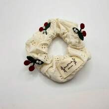 1件白色花卉刺繡女用髮圈 - 彩色 - 查看 6