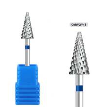 1PC Professional Nail Drill Bit Cone Carbide Manicure Drill For Electric Milling Cutter Nail Files Buffer Nail Art Equipment Accessory - Multicolor - View 17