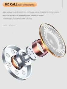 Travel-Friendly True Wireless Earbuds Bluetooth Headphones With HiFi Sound And Built-In Mic Pocket Size Charging Case, Lightweight Stylish Design, Premium Gift For Her Or Him, Perfect For Birthday, Anniversary, Valentine's Day, Christmas & Graduation - 預設 - 查看 8