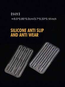 40/Pack Transparent Silicone Anti-Slip Strips, Used For Heel Grips And Insoles, Prevent Blisters, Suitable For Women's High Heels And Women's Shoes, Accessory Gift Idea - / - View 2