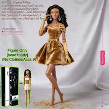 32cm Ball Jointed Doll 12 Joint Posable BJD Supermodel DIY Custom Doll For Hobby Collection - DollOnlyNoAttire - View 17