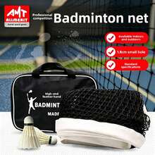 1pc Standard Outdoor Badminton Net, 6.1m Durable Polyester Protective Net, Suitable For Home Backyard, Park, Multi-Scene Anti-Aging Sports Barrier Net - Competition Standard Size (6.1 Meters) - View 1
