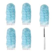 1pc Multifunctional 360° Double-Sided Static Duster, Retractable Cleaning Feather Duster - Pink - View 17