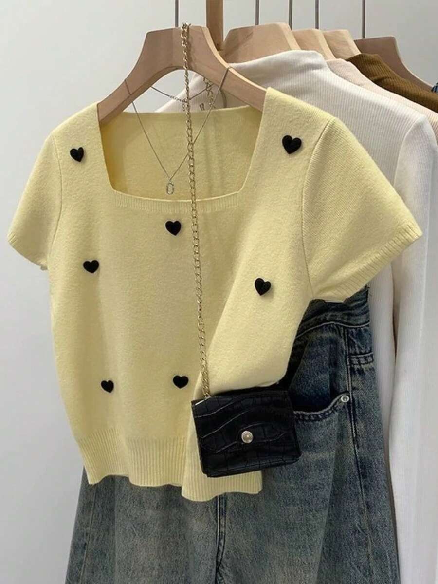 Women Tops - Yellow - View 1