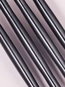 ronshadow 4pcs Black & Silver Dual-Ended Eyebrow & Eyelash Brush Set, One End Spiral Spoolie, One End Angled Blade Brow Brush, 2-In-1 Wild Brow Grooming & Filling Makeup Brush - Black - View 6