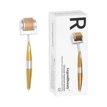 Microneedle 192 Titanium Derma Roller Professional Skin Care Tool - Camel - View 6