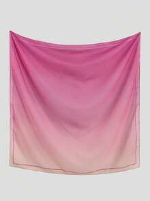 1pc Women's Tie Dye Gradient Color Square Scarf, Fashion Solid Color Headscarf & Neckerchief - Multicolor Gradient Headband - View 17