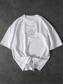 Classic And Popular, Men's Retro Casual T-Shirt, Modern And Versatile. - 白色 - 查看 2