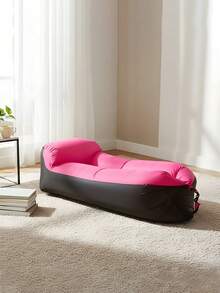 One Inflatable Sofa (Including Storage Bag), A Nap Folding Bed, Camping Lounge Chair, Wear-Resistant And Scratch-Resistant, Easy To Carry, Suitable For Pool Accessories, Camping Equipment, Garden Leisure, Inflatable Pool Supplies. - Multicolor - View 8