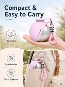 Small Dog Water Bottle With Fold Out Design Pet Travel Dispenser For Outdoor Puppy Cat Drinking Cup Stainless Steel Feeder Bowl Pet Supplies - Multicolor - View 8
