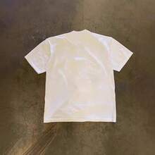 High-Density Pure Cotton! Unisex Short-Sleeved, Loose-Fitting T-Shirt For Couples, Featuring A Vintage Chinese Kung Fu And Jackie Chan Print. Luxury T-Shirts, Tops,  T-Shirts. - 白色 - 查看 3
