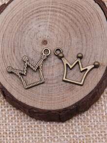 20pcs 20x13mm Small Crown Charms Pendant For DIY Jewelry Making Necklace Keychain Phone Chain Bracelet Making Accessories Handmade Craft - Crown - View 7