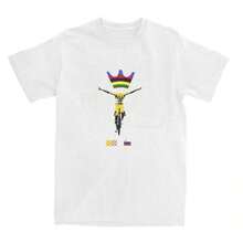 Men's Tadej Pogacar Cycling Pogi Team T-Shirts Cotton Clothing 2025 Summer Tour-De-France Women's Short Sleeve O-Neck T-Shirt Tops - 2 - View 2