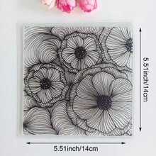 Clear Silicone Stamps Vintage Floral Background Scenery & Country Manor Bird Flower Patterns For DIY Junk Journal Scrapbook & Photo Album Crafts - Nature - View 53