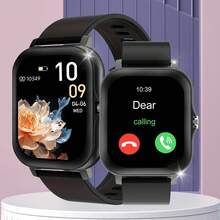 1.83-Inch Full Touch Screen Unisex Smartwatch With The Following Features: Call Answering, Message Alerts, Music Control, Remote Camera, Pedometer, Calorie Tracking, Multiple Sports Modes, Alarm, Incoming Call & Message Notifications, Compatible With Android And IOS - Multicolor - View 11