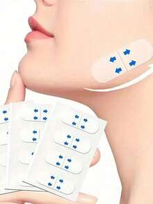 200pcs/40pcs/50pcs/100pcs Instant Support Face Mask - Seamless Waterproof Transparent Shaping Mask, Suitable For Chin & Neck, Facial Comfort Sculpting - Alcohol-Free, Suitable For All Skin Types, Unisex, Face Tape - Multicolor - View 2