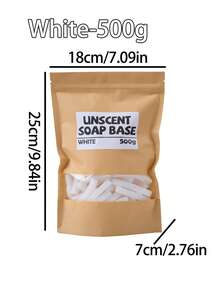500g/1.1lb White/Transparent Soap Base, Suitable For DIY Soap Making, White/Transparent Plant-Based Soap Base, Best Choice For Cleaning. - White - View 6