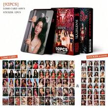 92張 KATSEYE 照片卡套組 | Gabriela, Lana, Sophia, Manon, Yoonchae, Mei LOMO 迷你卡與貼紙 | 高畫質雙面 K-POP 偶像粉絲系列，最新《TOXIC》與《Born To Shine》專輯系列，剪貼簿與日記裝飾，流行音樂周邊，限量版收藏品，粉絲專屬禮物，2025 - 彩色 - 查看 3