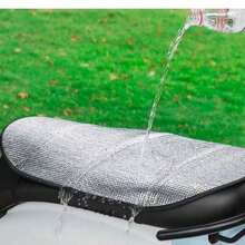 Motorcycle Sun Shade, Electric Bicycle Seat Cushion, Durable Sun Shade Pad, Outdoor Seat Cushion | Fashionable Vehicle Accessories, Heat-Insulating, Anti-Scalding, UV-Resistant Seat Cushion, Waterproof Flip Cover Seat Cushion - A - View 5