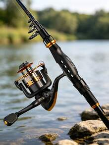 GOTURE 1pc High Strength Metal Wire Spool 6+1BB Series - Rust Resistant And Durable Rotating Fishing Reel( 4000 Series) - Multicolor - View 6
