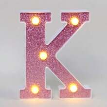 16cm 白色發光 A-Z LED 字母燈,電池供電,臥室裝飾字母夜燈,婚禮裝飾,生日派對裝飾,女孩房/兒童房裝飾字母燈,節日居家酒吧裝飾字母燈,字母燈 - 深粉紅色 - 查看 21