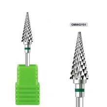 1PC Professional Nail Drill Bit Cone Carbide Manicure Drill For Electric Milling Cutter Nail Files Buffer Nail Art Equipment Accessory - Multicolor - View 13