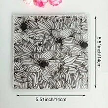 Clear Silicone Stamps Vintage Floral Background Scenery & Country Manor Bird Flower Patterns For DIY Junk Journal Scrapbook & Photo Album Crafts - Nature - View 52